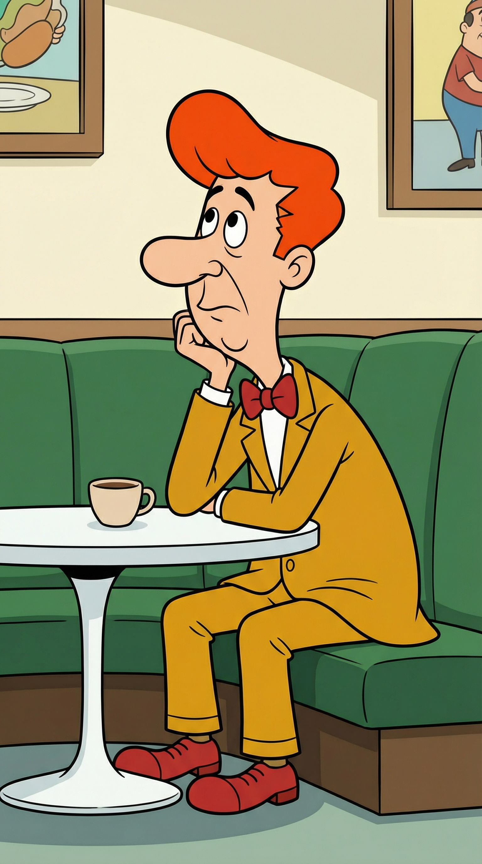 Elegant Mid-Century Franco-Belgian Illustration Style